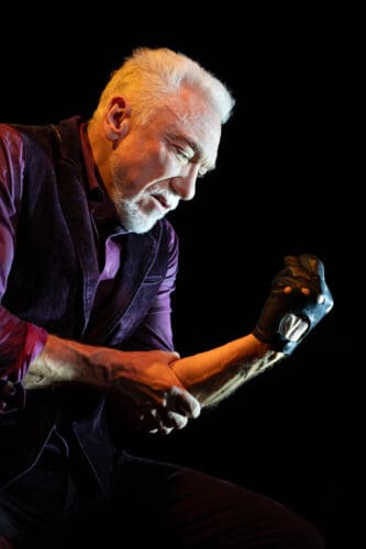 Patrick Page starring in "All the Devils Are Here: How Shakespeare Invented the Villain" at DR2 Off-Broadway.