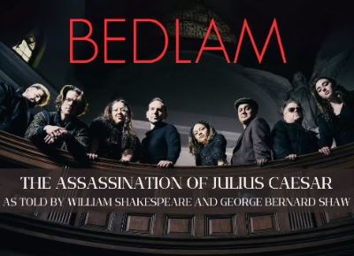 Post image for Off-Broadway Review: THE ASSASSINATION OF JULIUS CAESAR AS TOLD BY WILLIAM SHAKESPEARE AND GEORGE BERNARD SHAW (BEDLAM at West End Theater)
