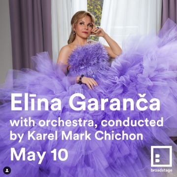 Post image for Highly Recommended Opera Recital: ELĪNA GARANČA (Tour at Santa Monica’s BroadStage)