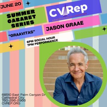 Post image for Theater Interview: JASON GRAAE (Appearing in His New Cabaret “Graavitas” at CVRep on June 20, 2024)