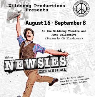 Post image for Theater Review: NEWSIES (Wildsong Productions in Ocean Beach, San Diego)