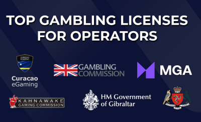 Popular online gambling licenses