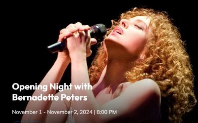 Post image for Recommended Concert: OPENING NIGHT WITH BERNADETTE PETERS (Pacific Symphony Pops at Segerstom Concert Hall)