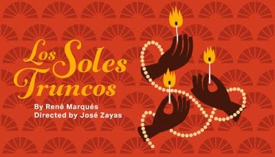 Artistic poster with flames and flowing shapes for "Soles Blancos" by José Marqués.