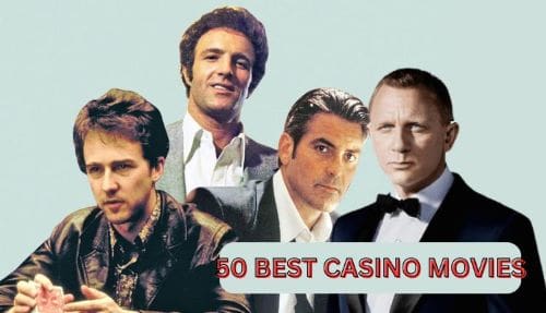 Collage of iconic actors known for casino-themed movies.