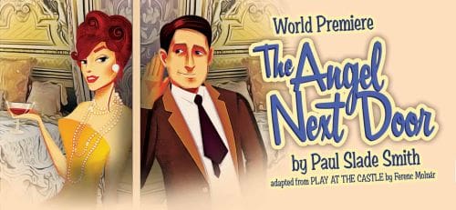 Illustration of a man in a suit for a theatrical poster.