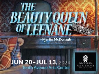 Poster for the play 'The Beauty Queen of Leenane' by Martin McDonagh.