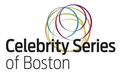 Logo of Celebrity Series Boston featuring colorful overlapping circles.