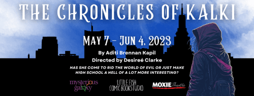 Promotional poster for a theatrical production running from May to June 2023.