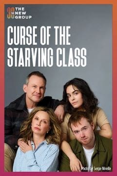 Promotional image of the TV show 'Curse of the Starving Class' featuring four main characters.
