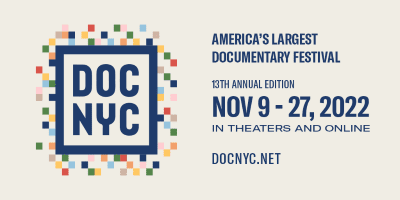Poster for DOC NYC, America's largest documentary festival, held Nov 9-20.