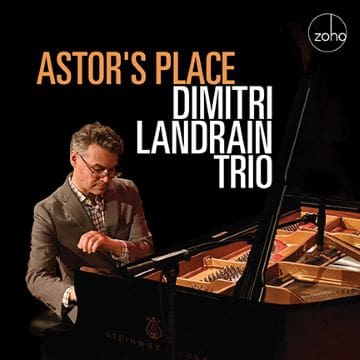 Dimitri Landrain Trio performing at Astor's Place with piano focus.