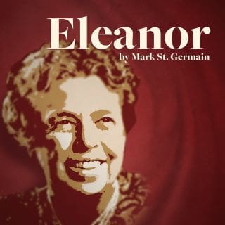 Portrait of Eleanor Roosevelt with title text.