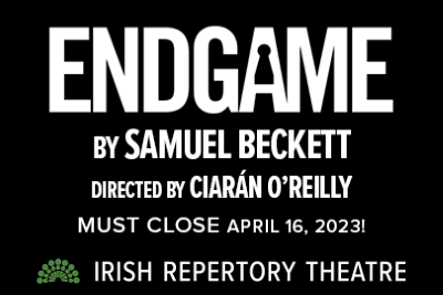 Poster for 'Endgame' play by Samuel Beckett, directed by Ciarán O'Reilly.