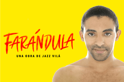 Promotional image for the play 'Crándula' by Jazz Vilá.
