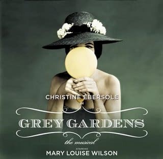 Cover of 'Grey Gardens' showing a woman in a large hat holding a yellow object.