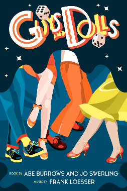 Illustration of four people dancing in colorful outfits and shoes.