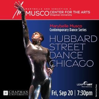 Hubbard Street Dance Chicago performing at Musco Center on Sept 20.