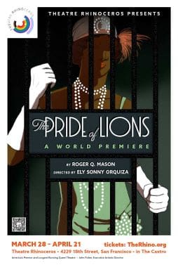 Promotional poster for 'Pride of the Lions' world premiere event.
