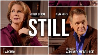 Movie poster for the drama film 'Still' featuring lead actors Melissa Gilbert and Mark Moses.