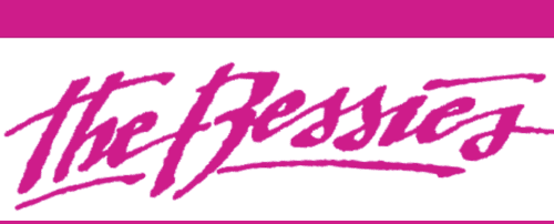 Pink stylized text reading 'Blessed' on a white background with a pink border.