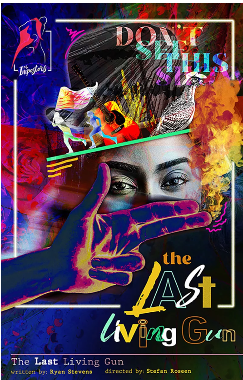 Colorful abstract artwork featuring a woman's face and the words 'the Last'.