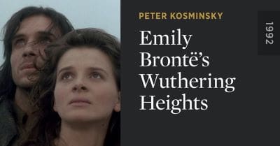 Film adaptation of Emily Brontë's Wuthering Heights with a contemplative woman.