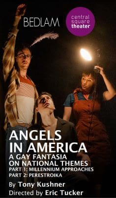 Poster for 'Angels in America,' a gay fantasia.