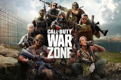 Group of armed soldiers ready for battle in Call of Duty Warzone.