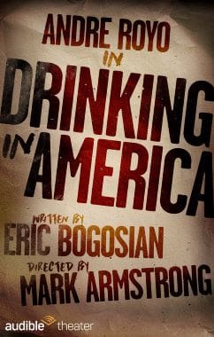 Poster for the film 'Drinking in America' featuring Eric Bogosian.