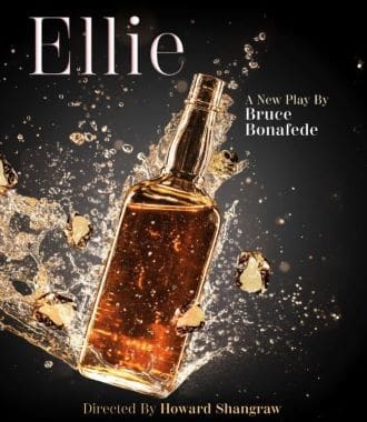 Dynamic image of a whiskey bottle shattering with liquid splash.