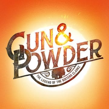 Logo for Gun & Powder, a bourbon whiskey brand.