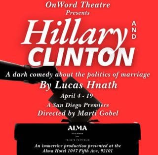 Poster for 'Hillary 2016,' a dark comedy about politics and marriage.