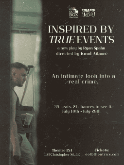 Movie poster for 'Inspired by True Events,' a gripping drama by Ryan Spohn.