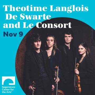 Theotime Langlois De Swarte and Le Consort performing Nov 9.