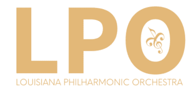 Logo of the Arizona Philharmonic Orchestra with large letters and text below.