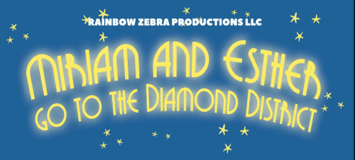 Title screen for "Sam and Esme Go to the Diamond Dome" with stars and a blue background.