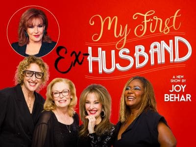 Promotional image for 'My First Ex-Husband' featuring five diverse women.