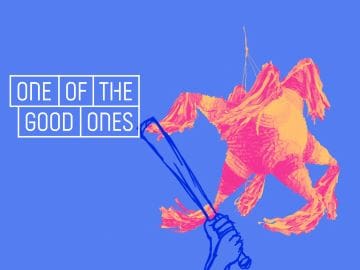 A vibrant image with a raised fist and text "Rise of the Good Ones" in bold.