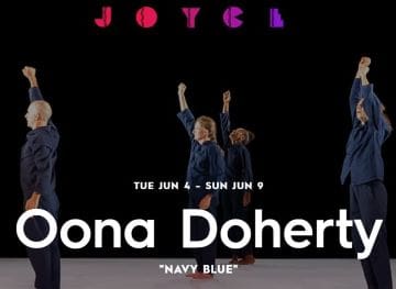 Concert poster featuring Dona Doherty, titled 'Mavy Blue'.