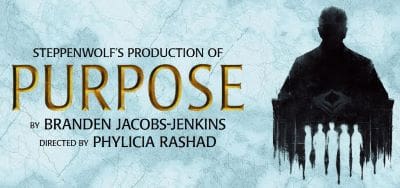 Poster snippet of the play 'Purpose' featuring Phylicia Rashad.