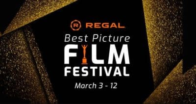 Logo for Regal Best Picture Film Festival, March 3-12.