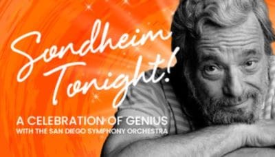 Poster for 'Mendelssohn Tonight!' with a photo of a man and event details.
