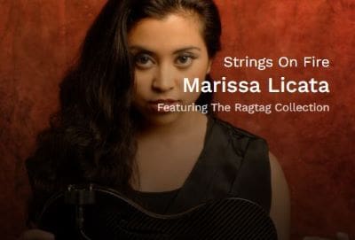 Marissa Licciardi featured on Strings Only album cover.