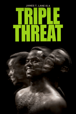 Three overlapping images of a man's face with 'TRIPLE THREAT' text above.