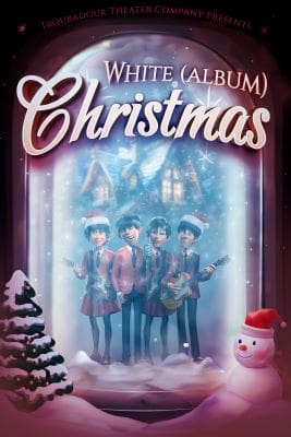 Cover art for a Christmas-themed album featuring four cartoon characters in winter attire.