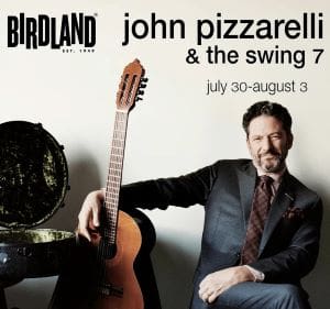 John Pizzarelli promotes his swing jazz performance at Birdland.