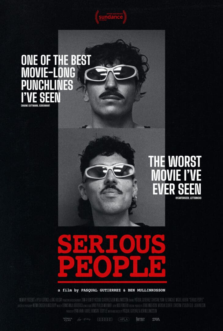 POSTER- SERIOUS PEOPLE (Credit_ Tribeca Films, Memory)