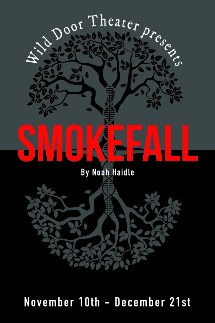 POSTER WILD_DOOR_INAUGURAL_PRODUCTION_SMOKEFALL, Nov 10 - Dec 21