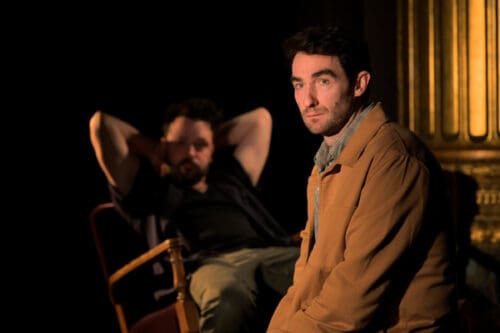 Brad Koed and James Russell in The Streetcar Project’s production of A Streetcar Named Desire, performing at A.C.T.’s Toni Rembe Theater